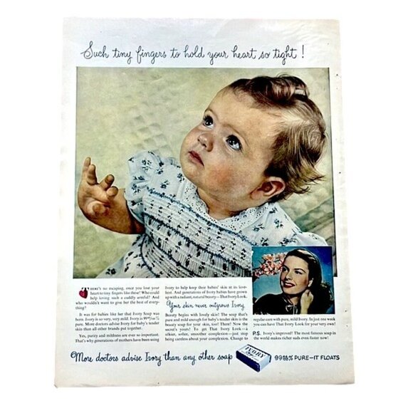 Vintage 1948 Ivory Soap Original Print Ad - Picture 2 of 7